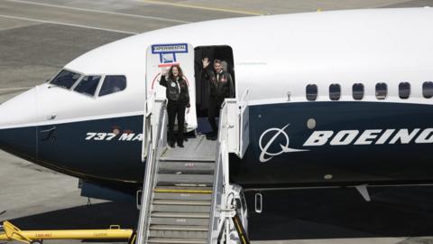 Boeing 737 MAX on tarmac