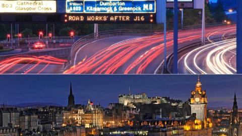 Glasgow and Edinburgh