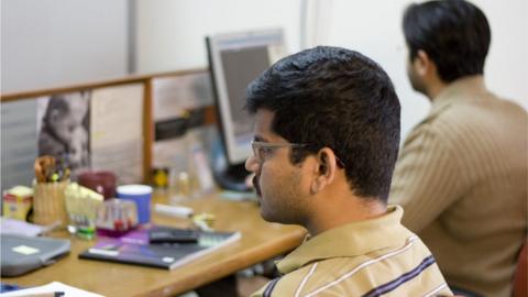 Indian call centre workers