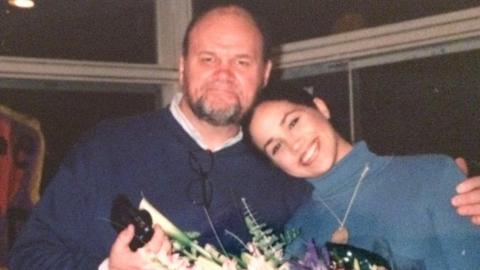 Thomas W Markle with his daughter Meghan Markle. Thomas W Markle is the father of the actress Meghan Markle