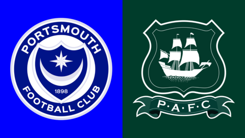 Logos for Portsmouth and Plymouth Argyle