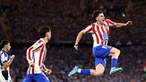 Julian Alvarez scores for Atletico