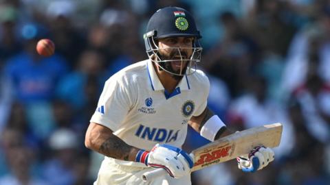 India batter Virat Kohli shouts