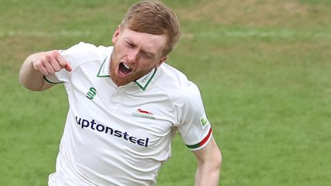 Leicestershire seam bowler Ed Barnes