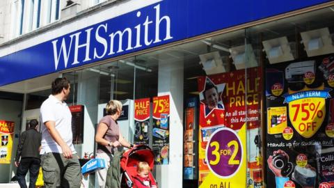 WH Smith store front