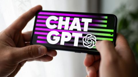 ChatGPT on a computer