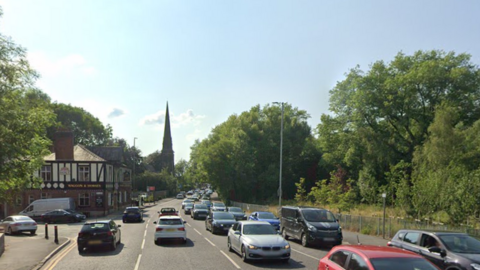 The pedestrian was injured on the A57 in Gorton