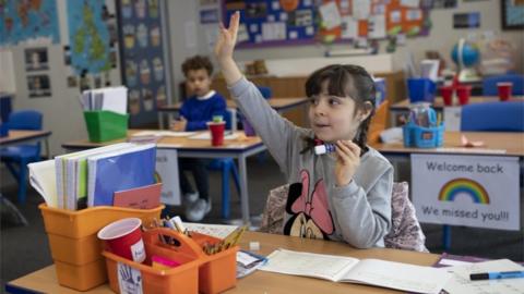 A school pupil in London