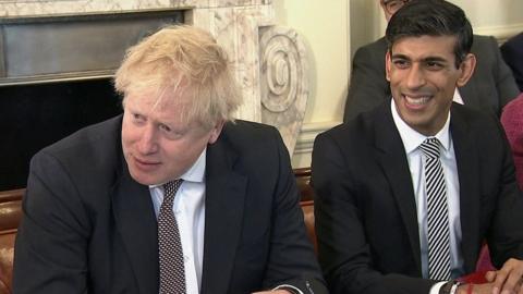 Boris Johnson and Rishi Sunak