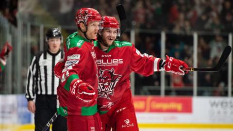 Mark Richardson celebrates his goal