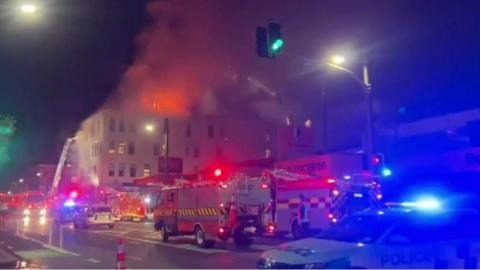 Fire in New Zealand hostel