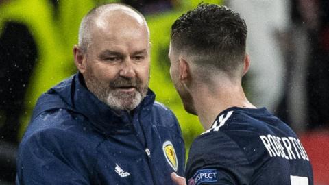 Steve Clarke and Andy Robertson