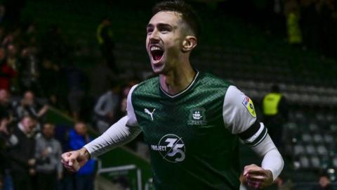 Ryan Hardie celebrates