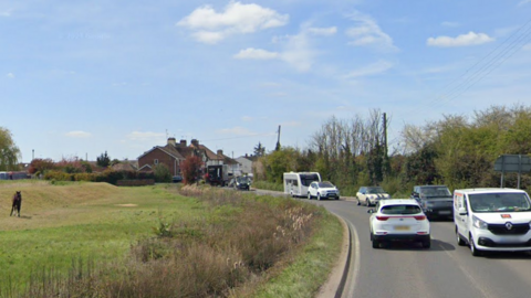 Sutton Road near Rochford in Essex
