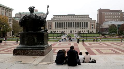 Partial view of the Columbia University Campus.