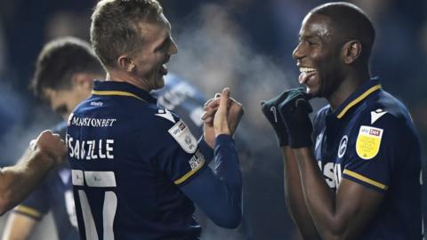 Millwall celebrate goal