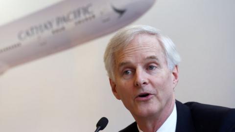 Cathay Pacific chairman John Slosar