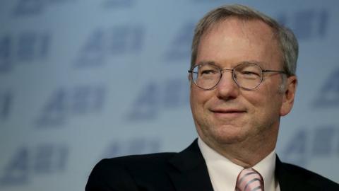 Google Executive Chairman Eric Schmidt in March