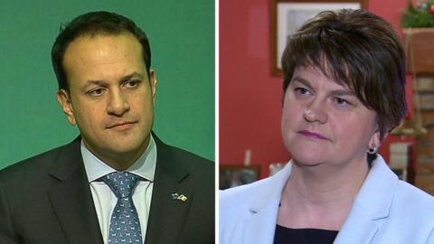 Leo Varadkar and Arlene Foster