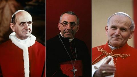 Pope Paul VI, Pope John Paul I, Pope John Paul II