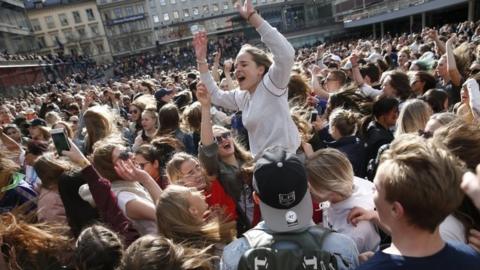 Avicci fans in Stockholm
