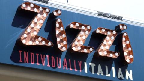 Zizzi sign