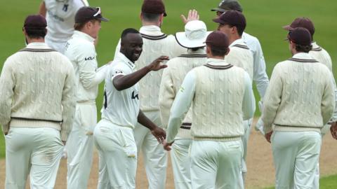 Kemar Roach in the wickets for Surrey again