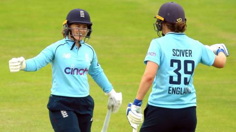 England celebrate victory