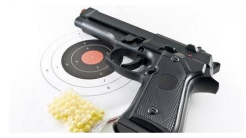 A pellet gun