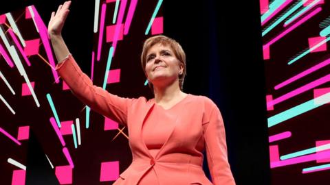 Nicola Sturgeon at SNP conference