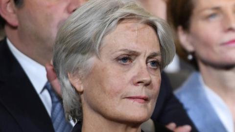 Penelope Fillon, the wife of French presidential candidate Francois Fillon, 29 January 2017