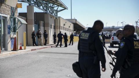 Guards at US-Mexico border