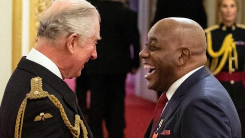 Ainsley Harriott and the Prince of Wales