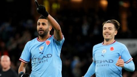 Riyad Mahrez and Jack Grealish