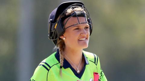 Gaby Lewis put on 145 for Ireland's opening wicket with in-form Leah Paul