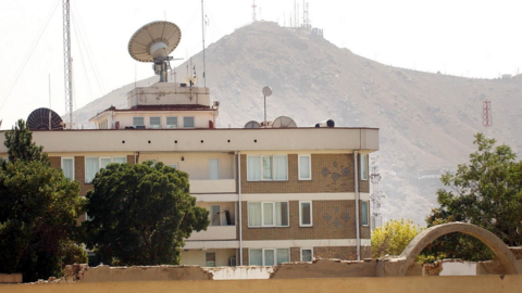The British embassy in Kabul, pictured here in 2006