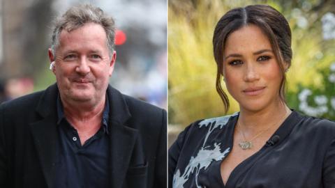 Piers Morgan and the Duchess of Sussex