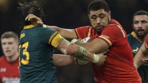 Taulupe Faletau, Cymru v De Affrica