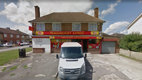 Meadowcroft Express convenience store in Meadowcroft in Upper Stratton, Swindon