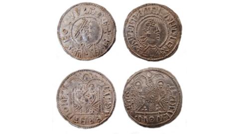 Coins similar to those seized by police