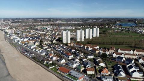 Houses Jersey aerial