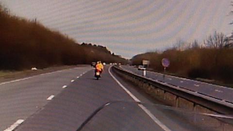 Motorcyclist caught speeding on the A47 near Norwich