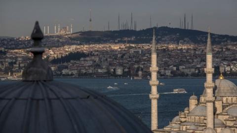 Aerial view of Istanbul