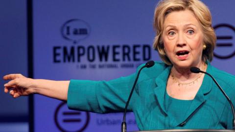 Democratic presidential candidate Hillary Clinton speaks at the National Urban League"s conference in Fort Lauderdale, Florida July 31, 2015.