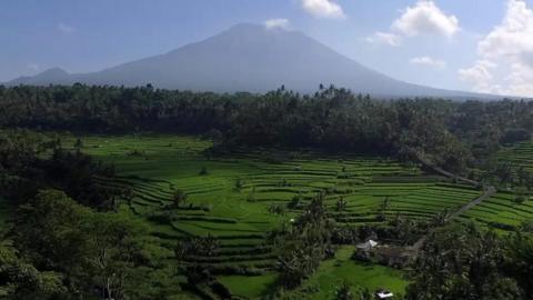 Volcano in Bali