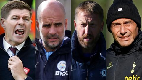 Gerrard, Guardiola, Potter, Conte