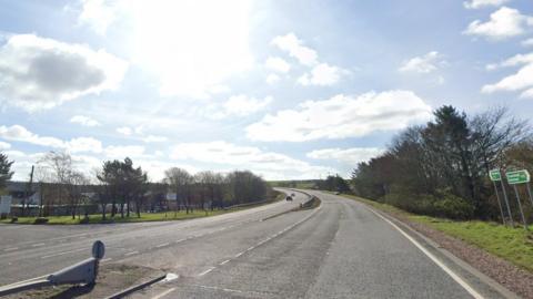 A90 at Tipperty
