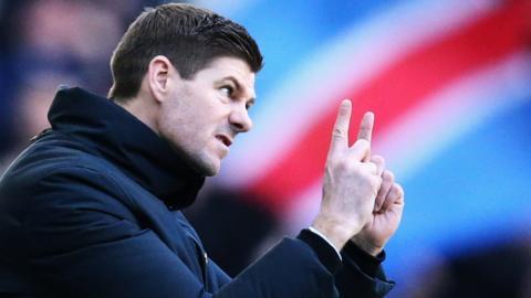 Rangers manager Steven Gerrard