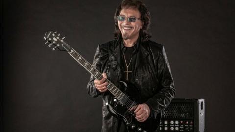 Tony Iommi with guitar
