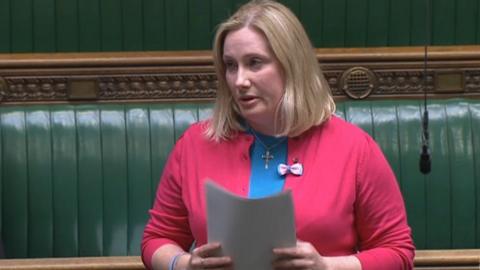 South Shields MP Emma Lewell-Buck speaking in the House of Commons